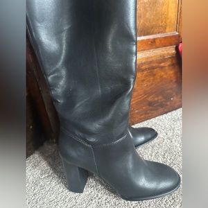 Black Knee High Boots